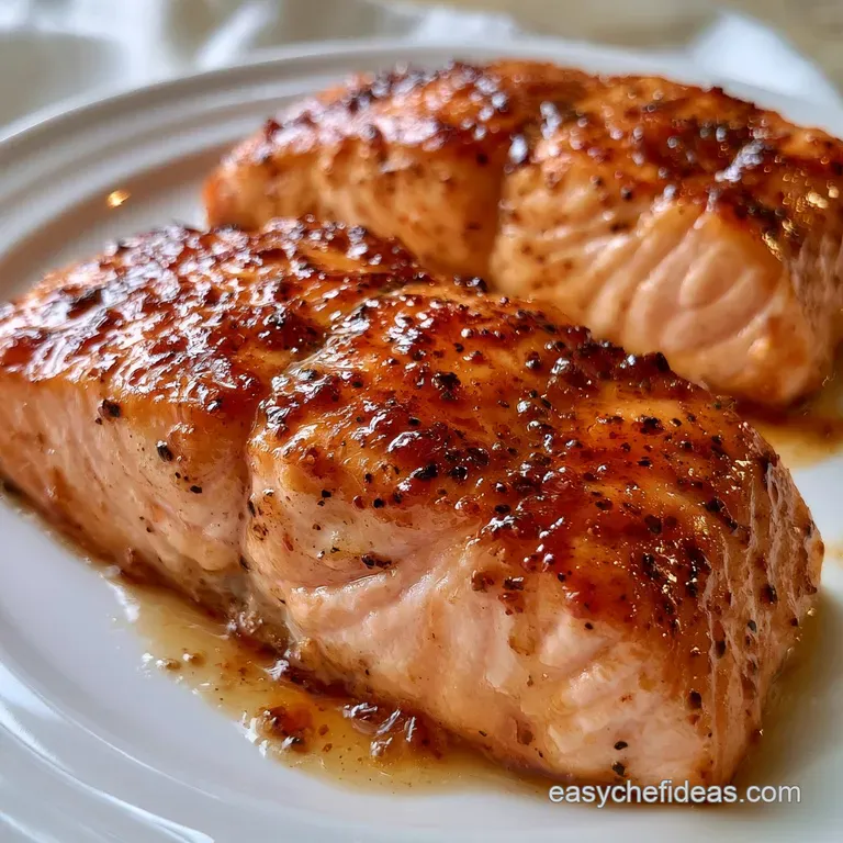 Black Pepper Glazed Salmon: Syrupy and Zesty