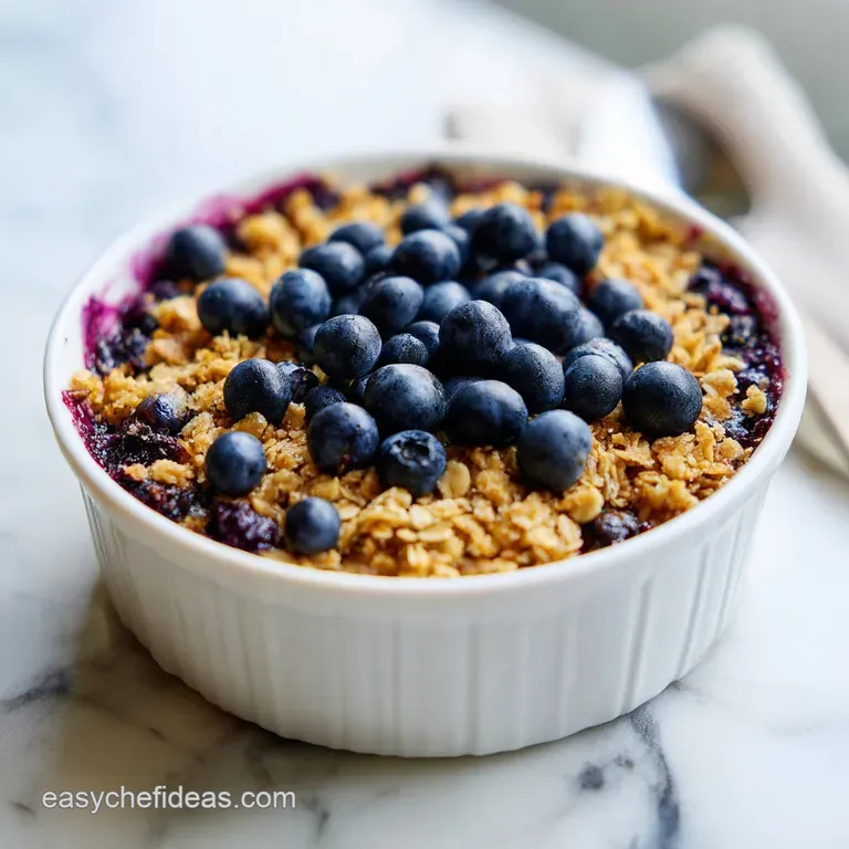Blueberry Breakfast Bake: High Protein