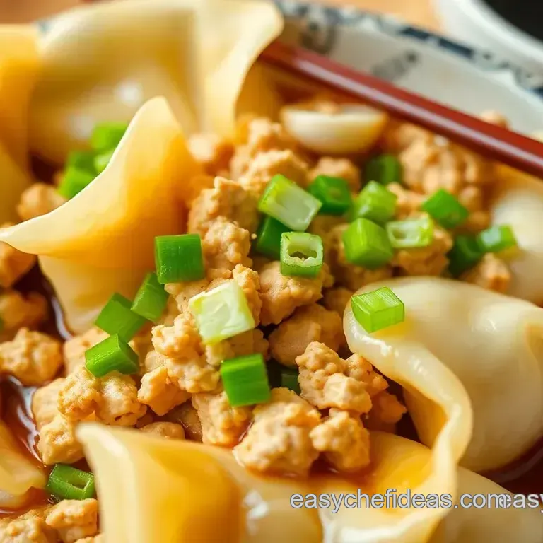 Discover My Easy Boiled Chicken Wontons - Deliciously Easy Recipe!