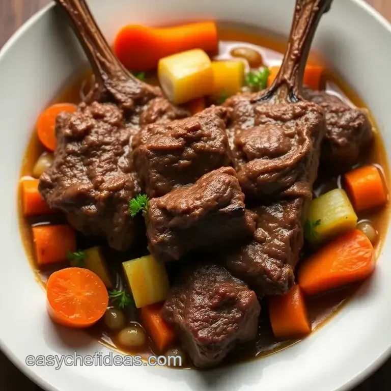 Braised Lamb Shanks with Rosemary and Red Wine: Comfort Food Elevated presentation