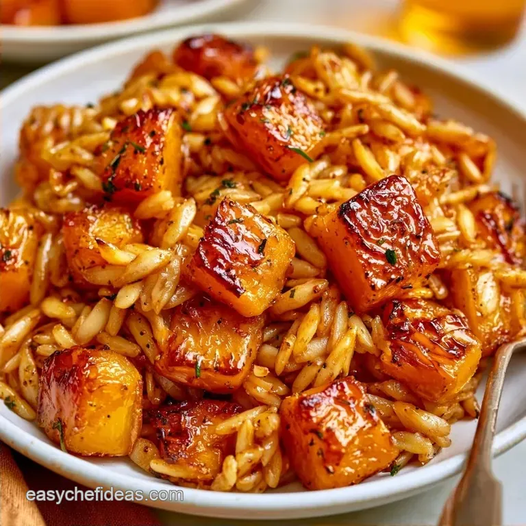 One-Pot Brown Butter Orzo with Butternut Squash