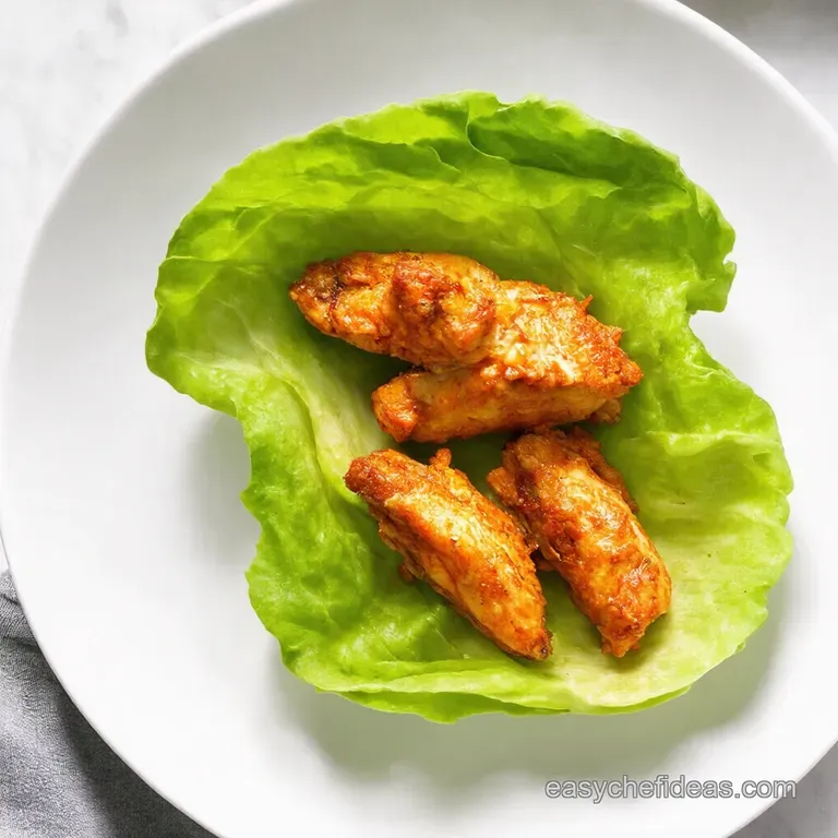 Buffalo Chicken Lettuce Wraps