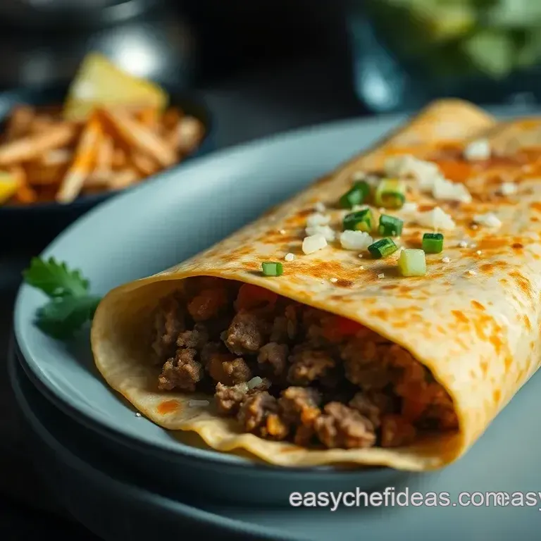 Burrito Bonanza: Flavor-Packed Ground Beef Burritos