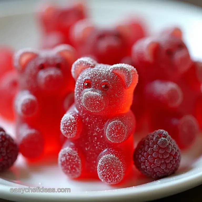 Bursting Berry Bliss Healthy Homemade Gummy Bears