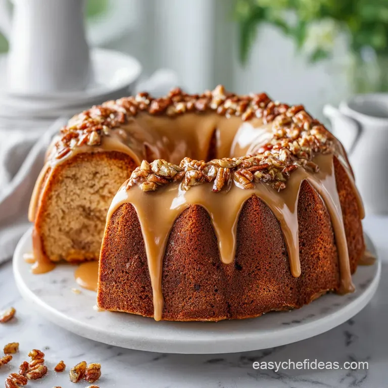 Butter Pecan Pound Cake: Moist and Toasted