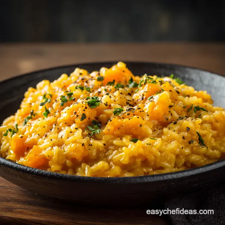 Creamy Butternut Squash Risotto: the Ultimate Autumn Comfort Food presentation