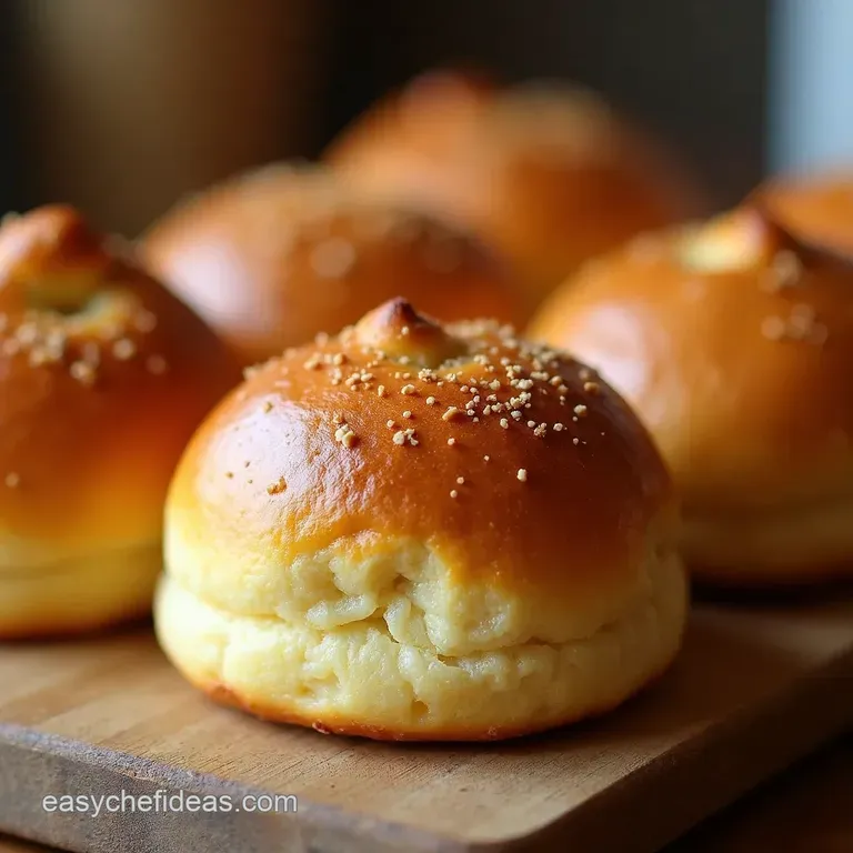 Buttery Bliss Decadent Brioche Buns presentation
