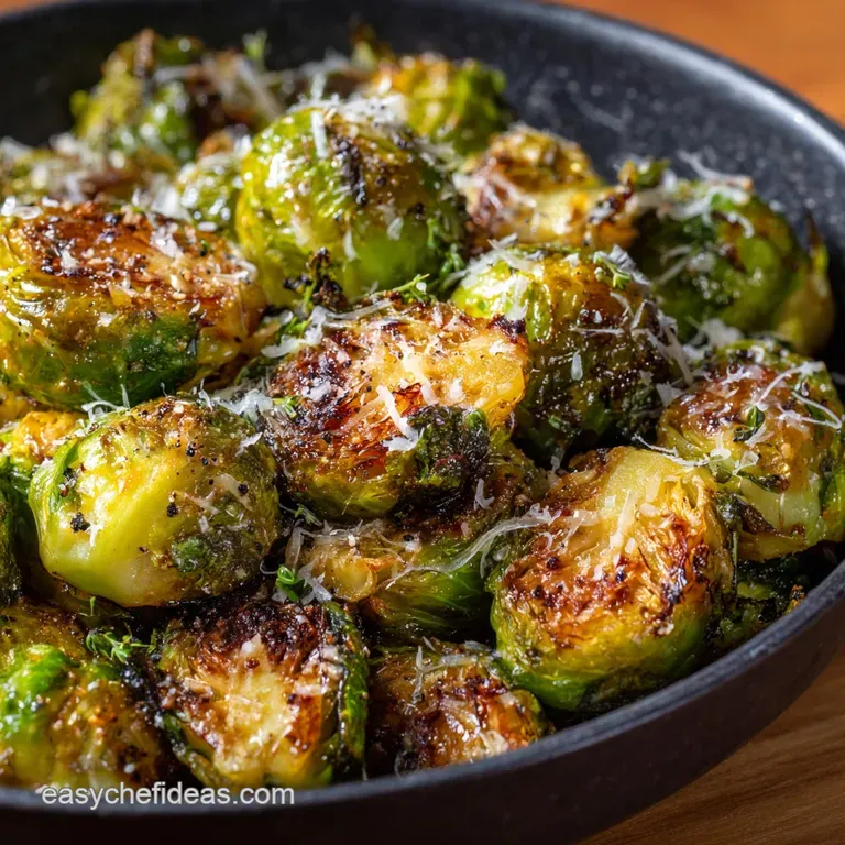 Cacio e Pepe Brussels Sprouts: The Ultra-Crispy Creamy Roman Side Dish