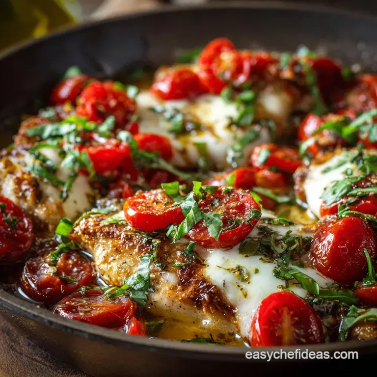 Caprese Chicken Skillet The Best 35Minute OnePan Meal for Weeknights
