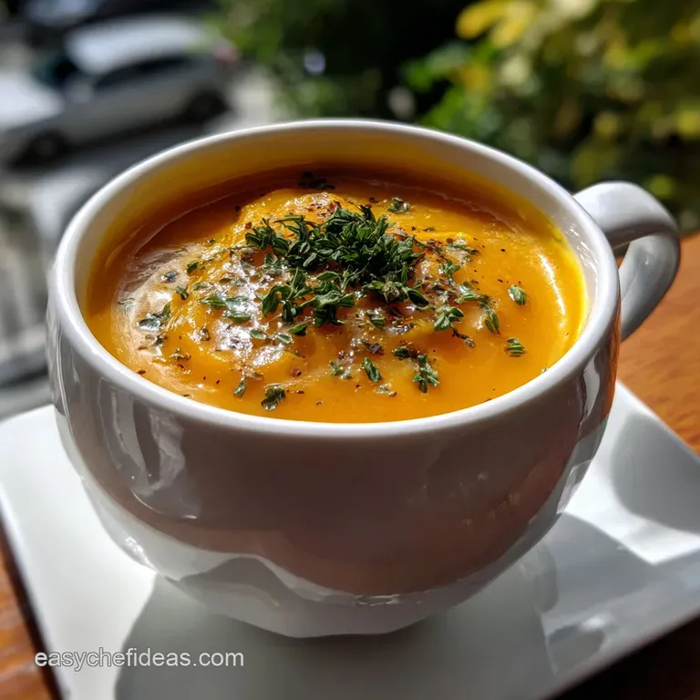 Creamy Carrot Ginger Soup: Velvety Smooth Texture