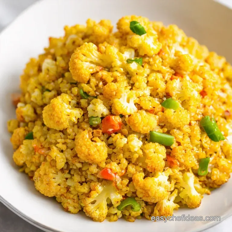 Cauliflower Fried Rice Healthy Comfort Food with a Kick