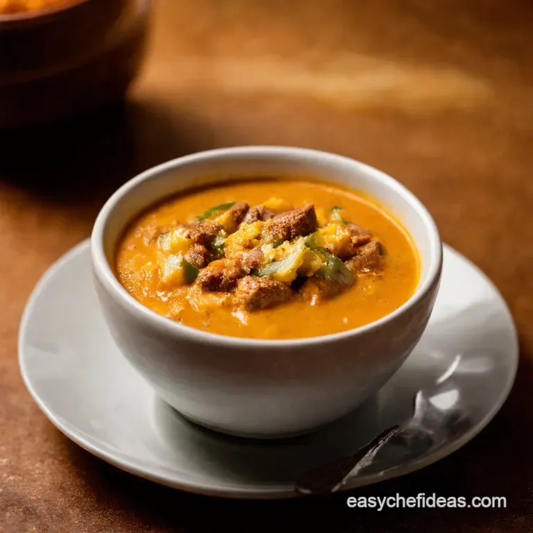 Cheeseburger Soup a Bowlful of Burger Bliss presentation