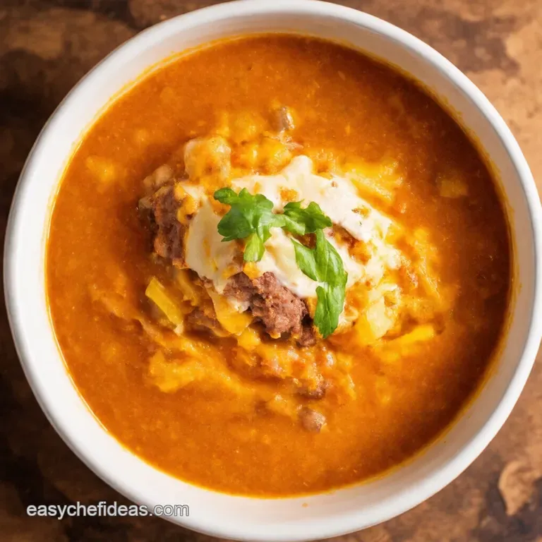 Cheeseburger Soup A Bowlful of Burger Bliss