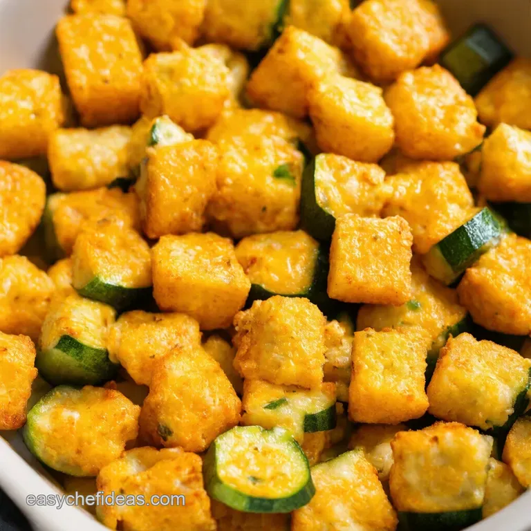 Cheesy Baked Zucchini Tots Sneaky Veggie Goodness