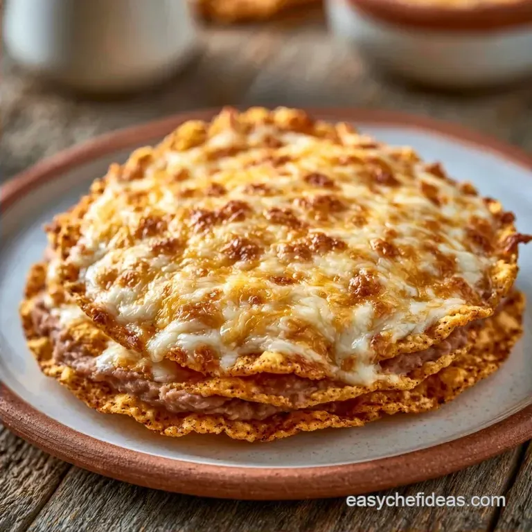 Cheesy Layered Bean Tostadas with Lime