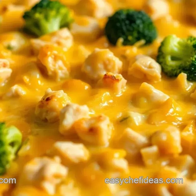 Cheesy Chicken and Broccoli Casserole: Easy Casserole Recipes for Families