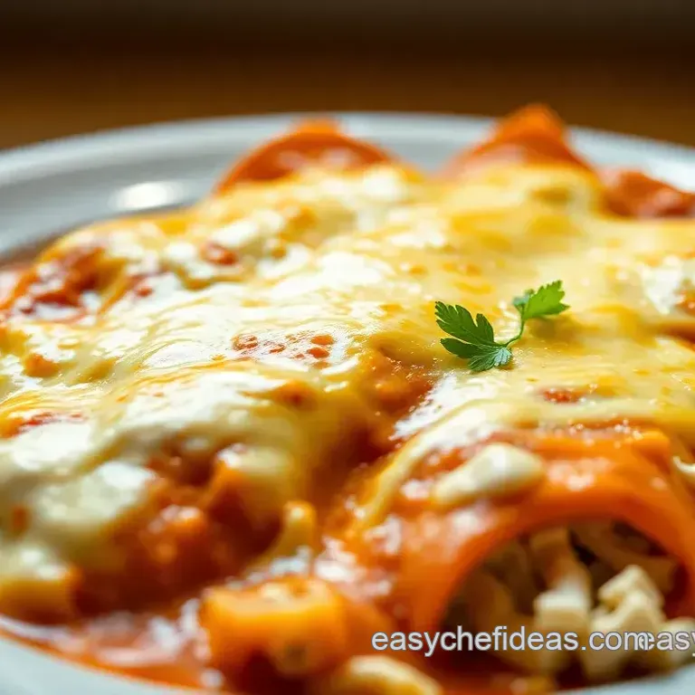 Cheesy Chicken Enchiladas: A Comforting Mexican Delight
