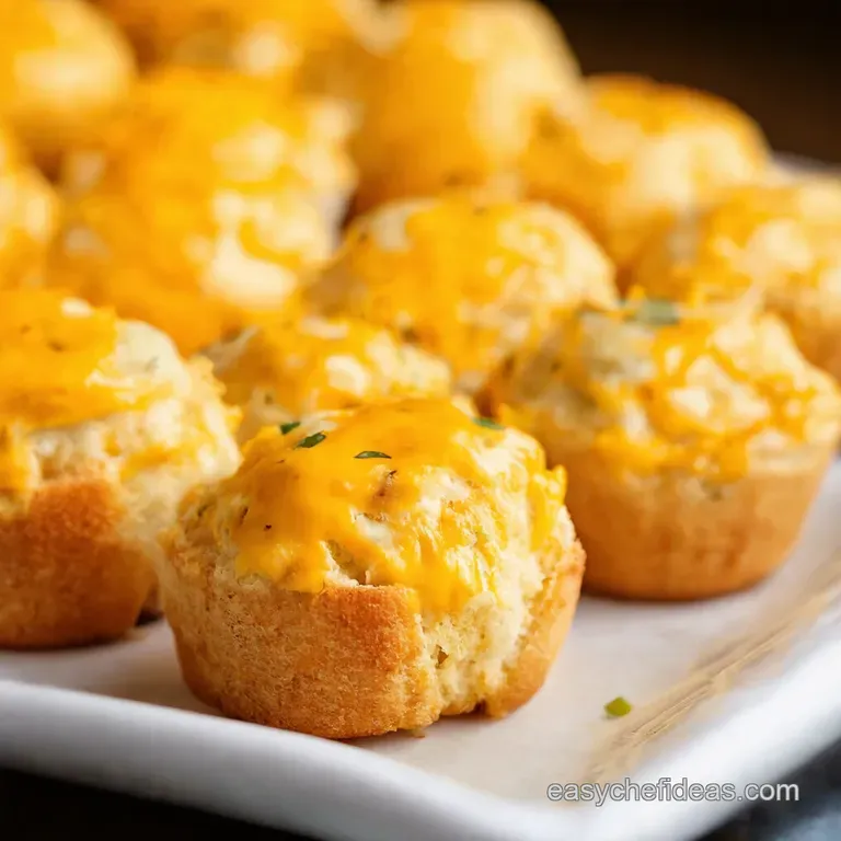 Cheesy Garlic Bread Bites presentation