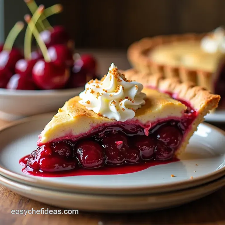 Cherry Bomb the Easiest Cherry Pie Youll Ever Make presentation