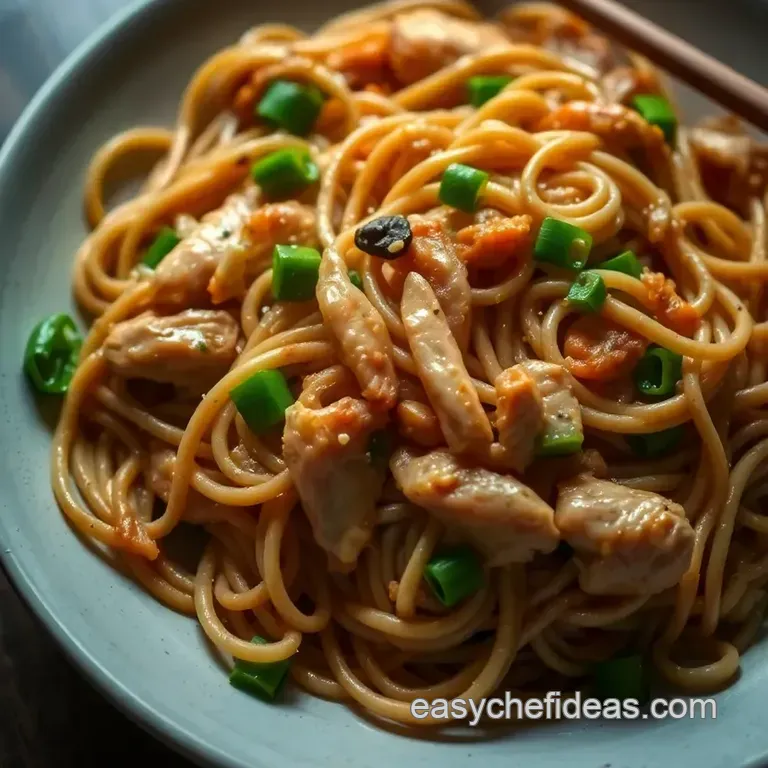 Chicken Chow Mein: Your Ultimate Weeknight Takeaway presentation