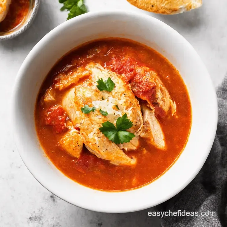 Chicken Parm Party in a Pot Hearty Chicken Parmesan Soup