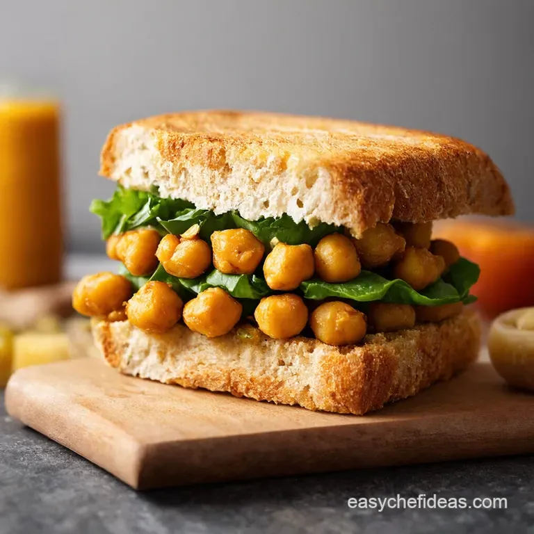 Chickpea Salad Smashup Your New Favorite Lunch Sandwich presentation