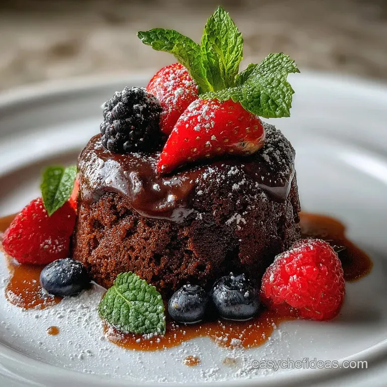 Chocolate Lava Cake Recipe: Intense Bittersweet Dessert