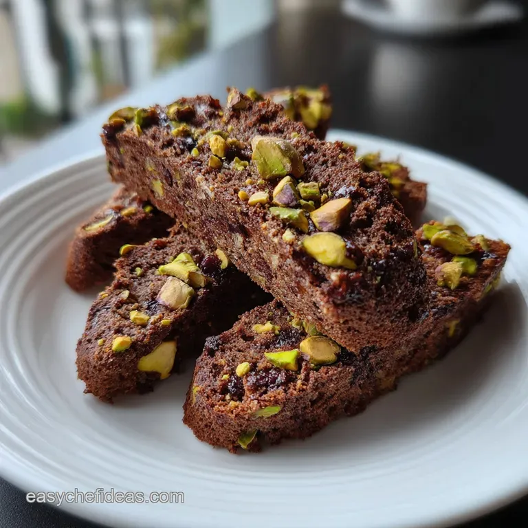 The Ultimate Chocolate Pistachio Biscotti: Snap Crunch