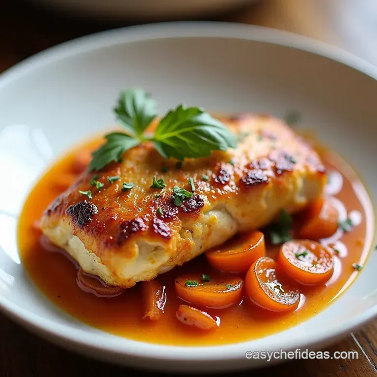 ChorizoKissed Chicken Poulet Fondant with Spanish Flair