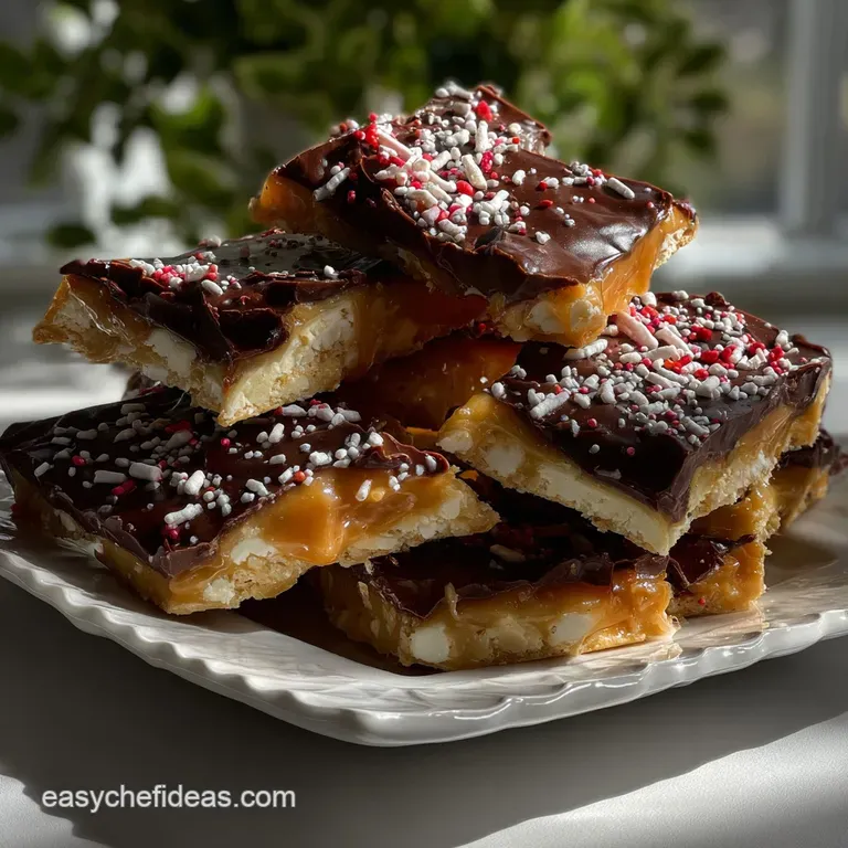 Elegant toffee fragments arranged on a dark wood board, showcasing the candy's crystalline structure and rich caramel colo...