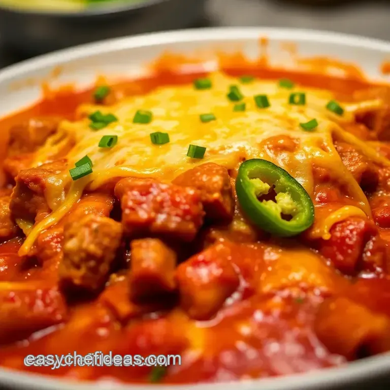 Chuck s Champion Beef Enchiladas: a Tex-Mex Fiesta presentation