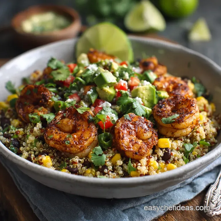 Cilantro Lime Quinoa Bowls with Shrimp the Zesty 35Minute Weeknight Meal presentation