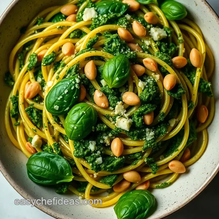 Classic Basil Pesto Pasta - a Taste of Italy in Minutes! presentation