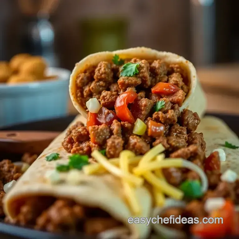 Classic Beef Burritos: a Taste of Mexico in Every Bite! presentation