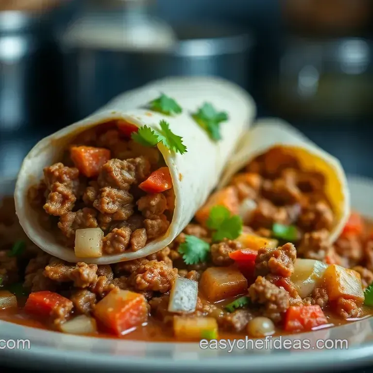 Classic Beef Burritos: A Taste of Mexico in Every Bite!