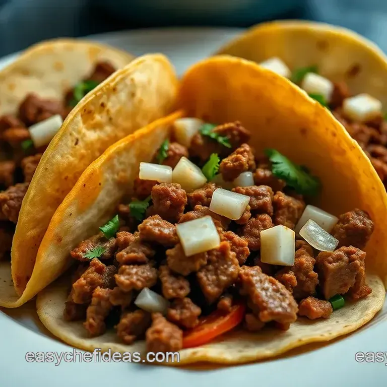 Classic Beef Tacos with Homemade Salsa