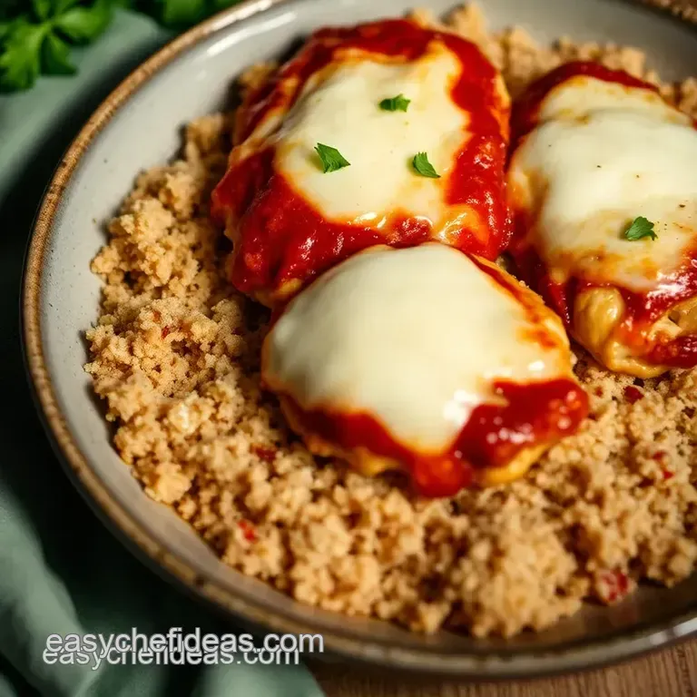 Classic Chicken Parmigiana: a Cheesy Italian Comfort presentation