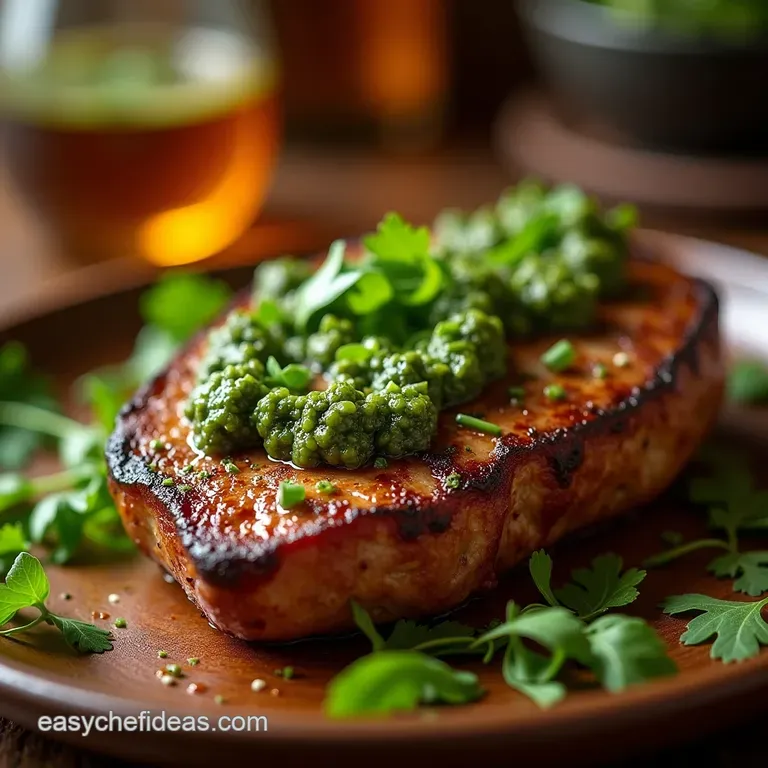 The Ultimate Herb Powerhouse Authentic Argentinian Chimichurri Sauce presentation