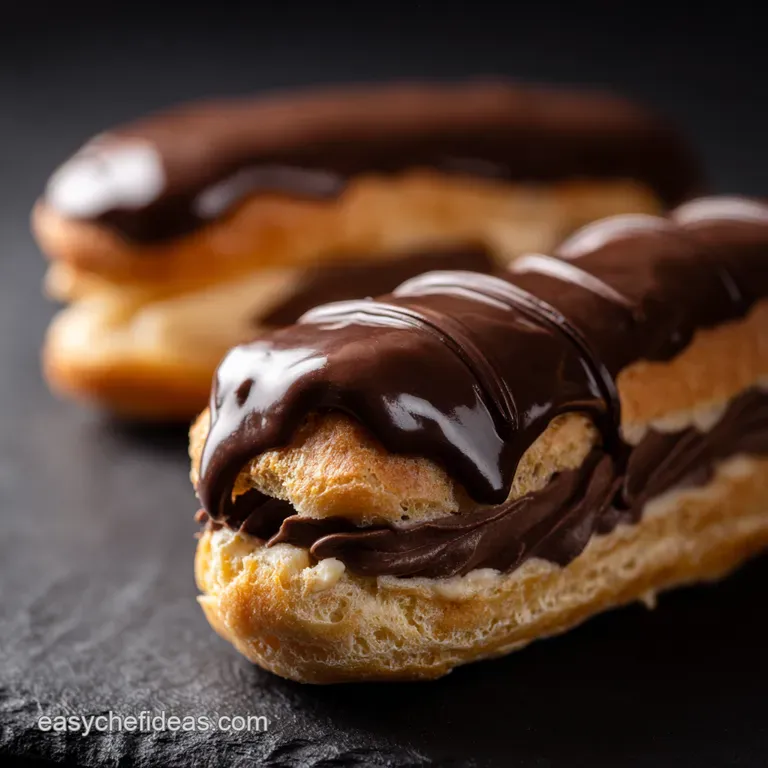 Classic Chocolate &Eacute;clairs A ChouxStopping Delight