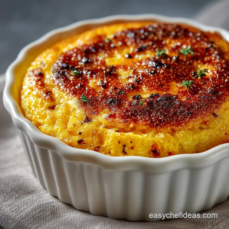 Golden Harvest Chefs Classic Creamy Corn Pudding Sweet Savory presentation