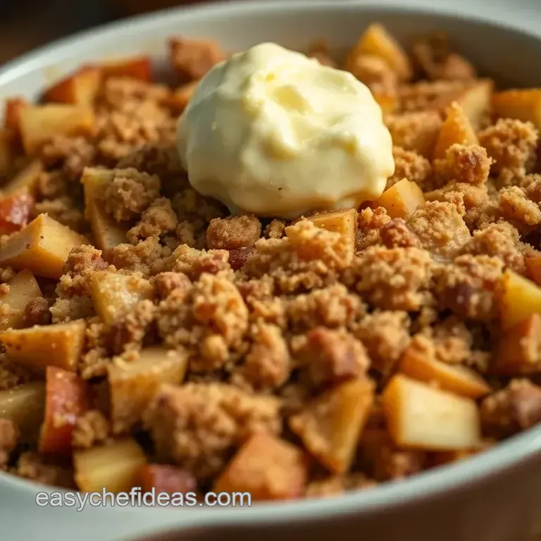 Classic Easy Apple Crisp &ndash; a Comforting Homemade Treat presentation