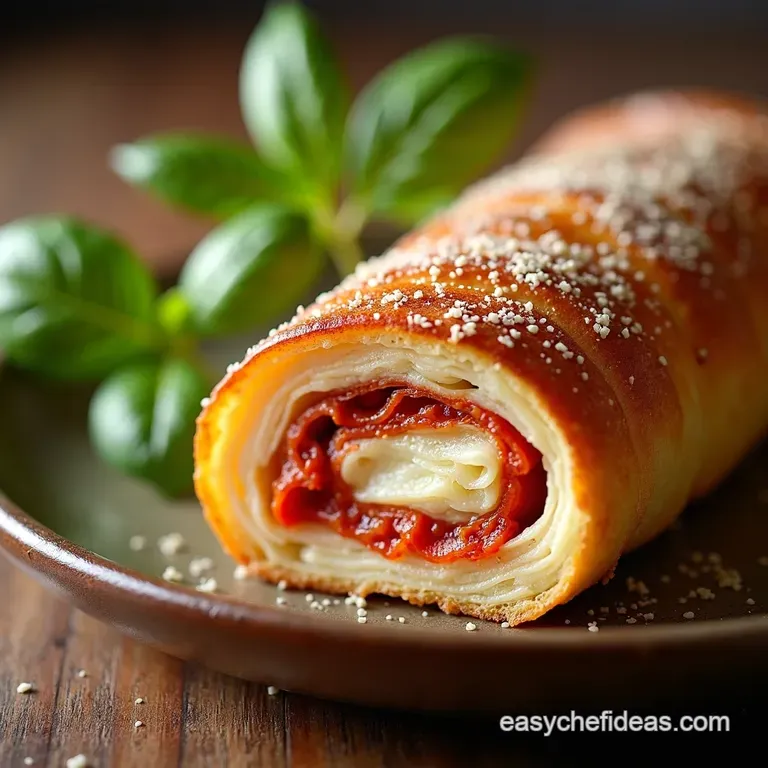 Classic Italian Stromboli A Slice of Heaven Rolled Up