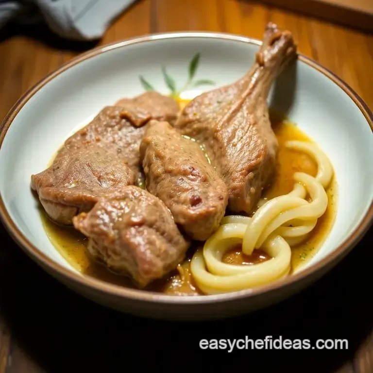Classic Osso Buco with Gremolata: a Hearty Italian Delight presentation