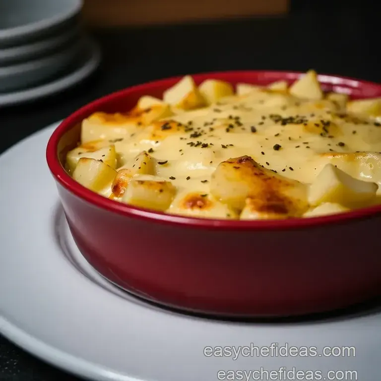 Classic Potatoes Au Gratin: a Creamy Cheesy Delight presentation