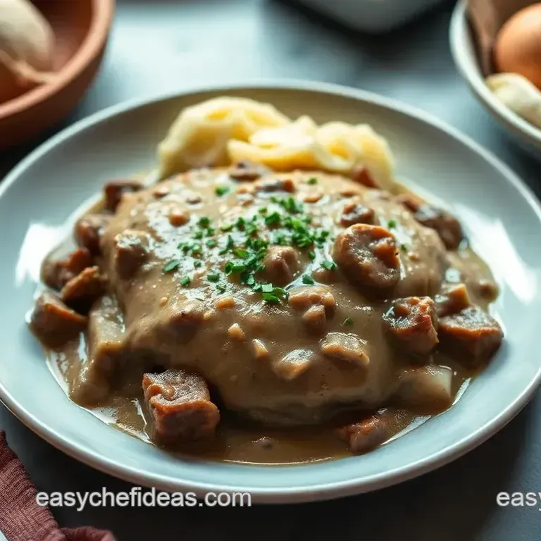 Classic Salisbury Steak with Rich Mushroom Gravy