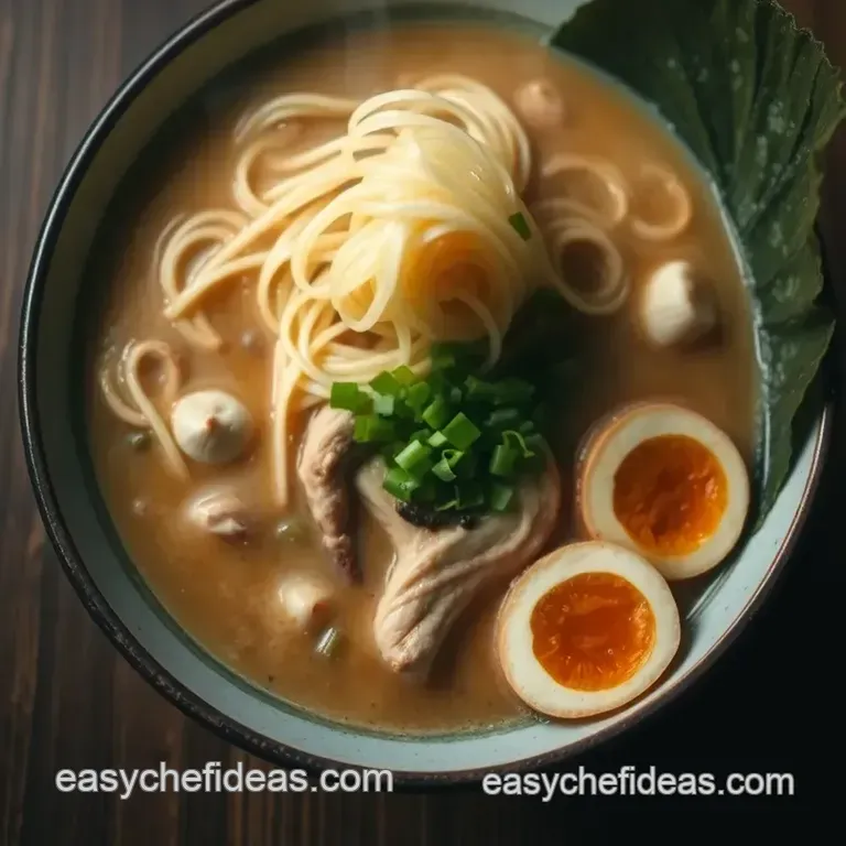 Classic Shio Ramen: Delicate Salt-Flavored Japanese Noodle Soup presentation