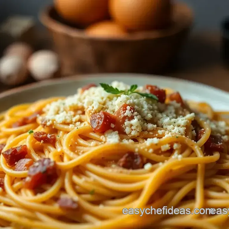 Classic Spaghetti Carbonara: A Taste of Rome