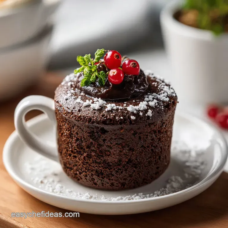 Healthy Chocolate Mug Cake: Fudgy and Clean Eating