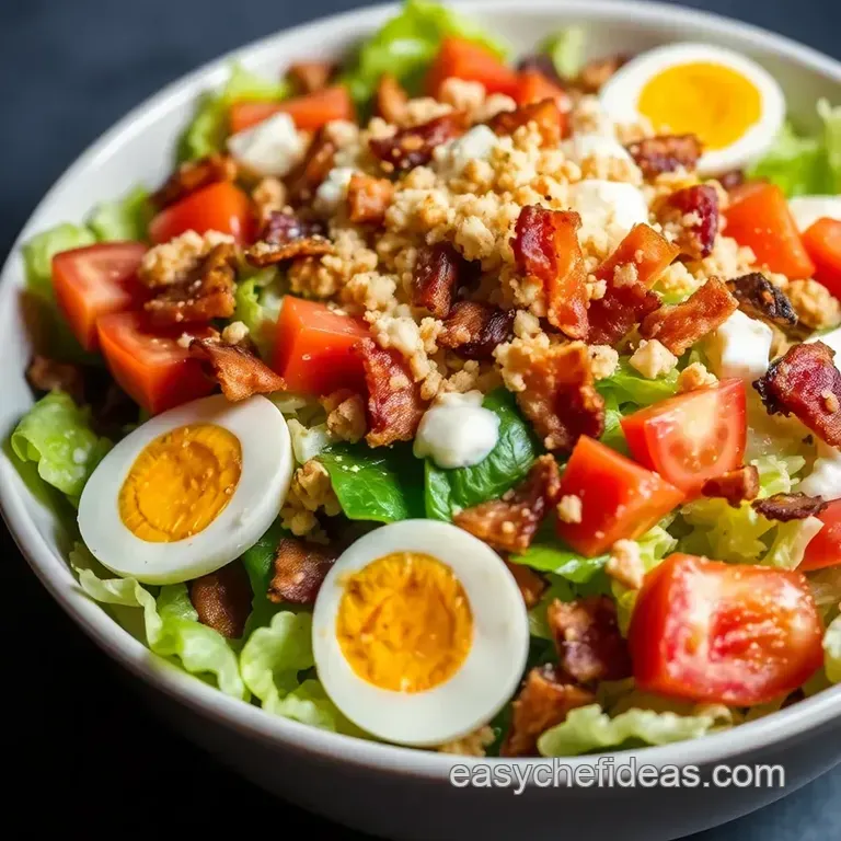 Cobb Salad presentation