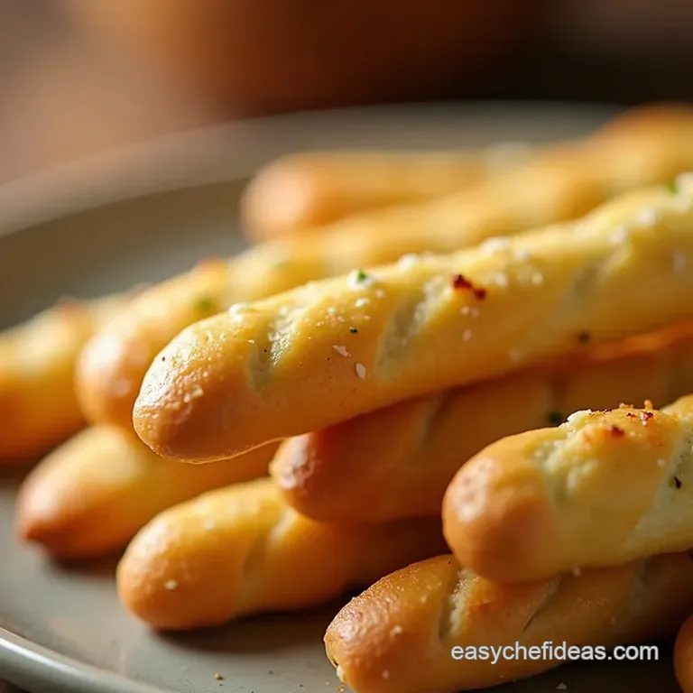 The Neverending Homemade Garlic Breadsticks Copycat presentation